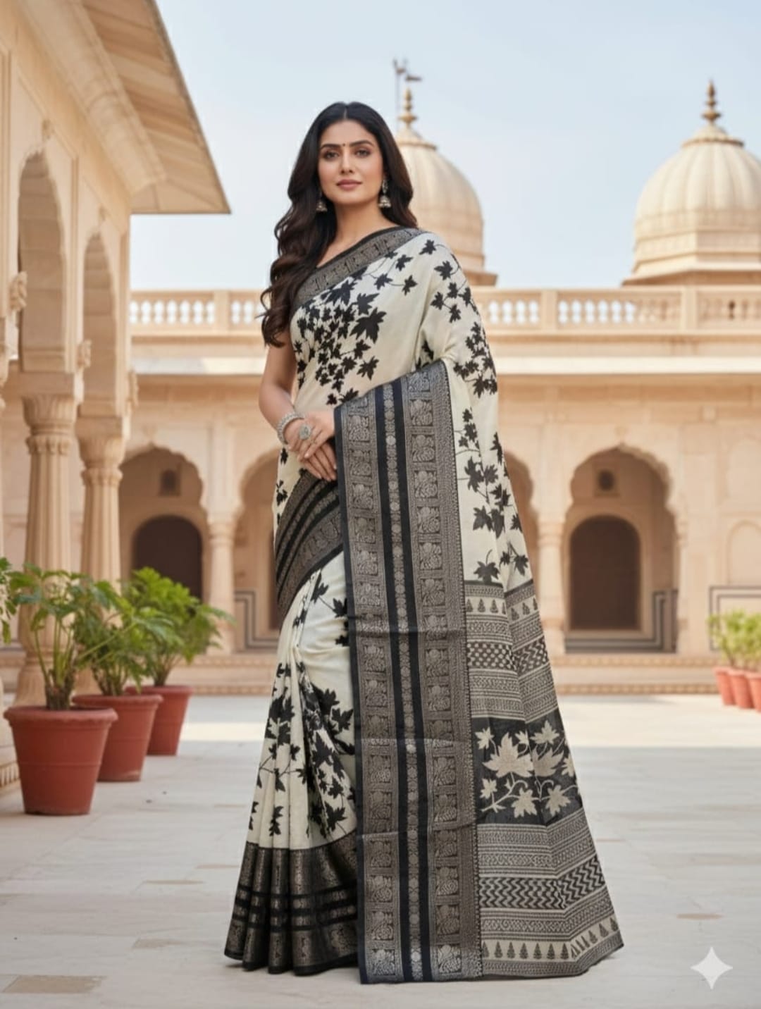 trendy black berry with jaquard border trendy black berry with jaquard border